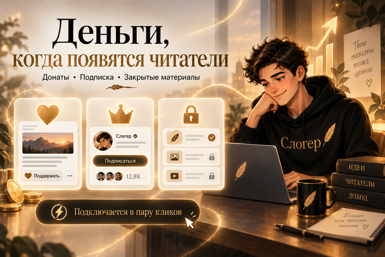Заполненный профиль автора